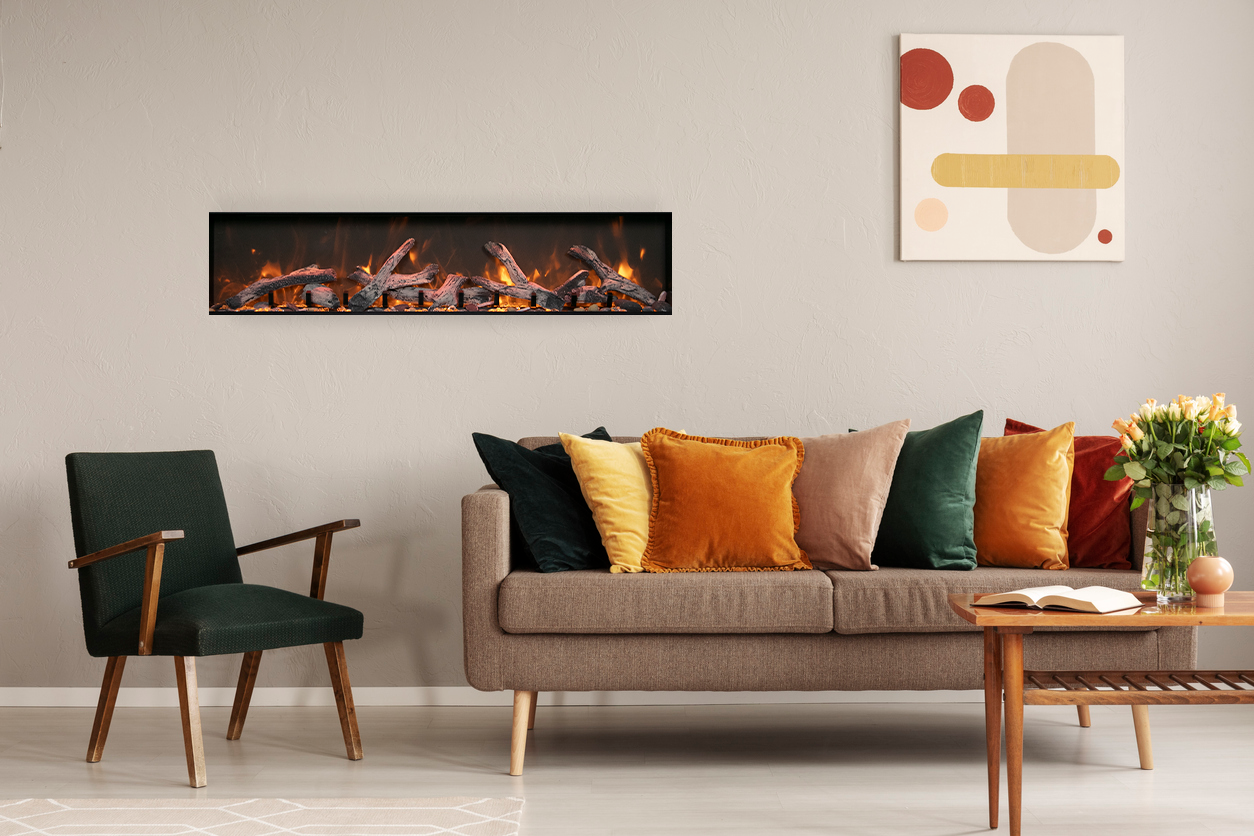 Amantii Panorama Deep Extra Tall fireplace front view