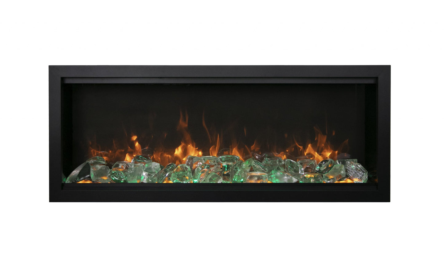 Amantii 74" Symmetry Extra Tall Smart Built-in Electric Fireplace