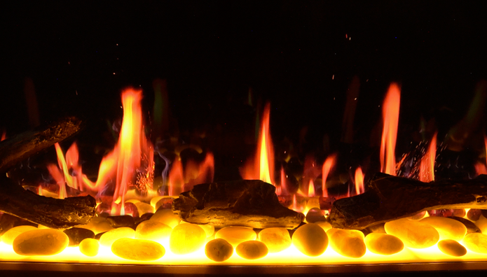 Litedeer Homes Latitude II Wall Mounted Electric Fireplace (White)