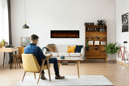 Amantii 100" Symmetry Extra Tall Smart Built-in Electric Fireplace