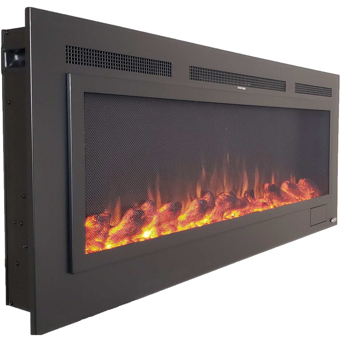Touchstone Sideline 50" Steel Recessed or Mounted Electric Fireplace