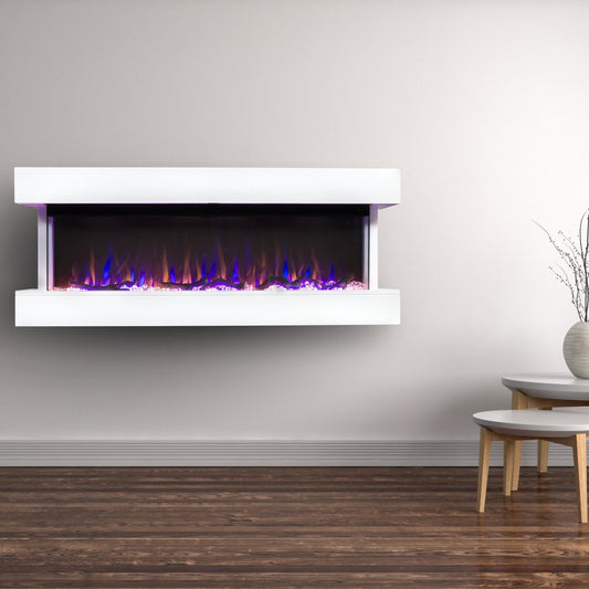 Recessed vs Wall Mounted Electric Fireplaces