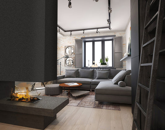 Dimplex water vapor fireplace with realistic flame effect
