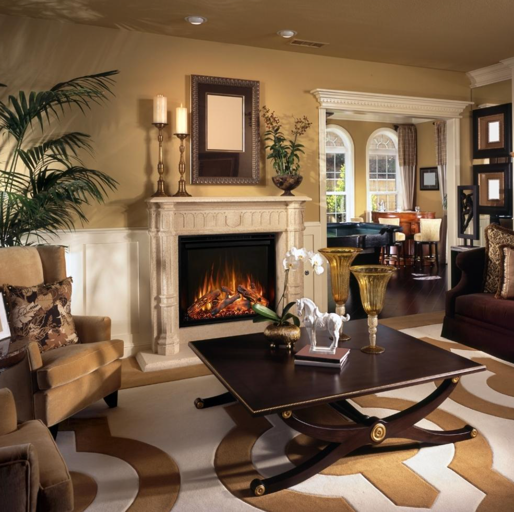 How to Make an Electric Fireplace Look Builtin Very Good Fireplaces Very Good Fireplace