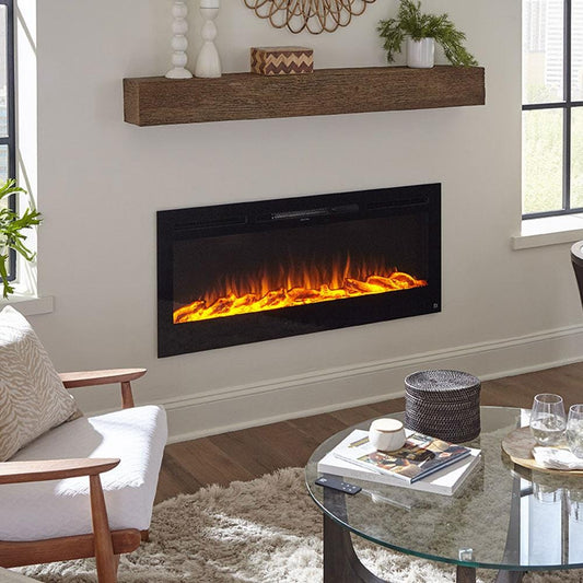Touchstone Sideline electric fireplace in a modern room