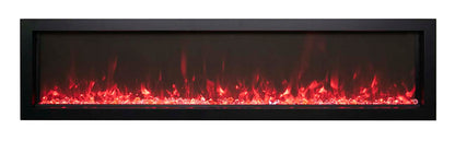 Remii 35" Extra Slim Indoor or Outdoor Built-In Only Smart Electric Fireplace