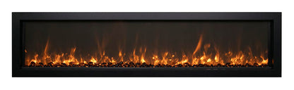 Remii 35" Extra Slim Indoor or Outdoor Built-In Only Smart Electric Fireplace
