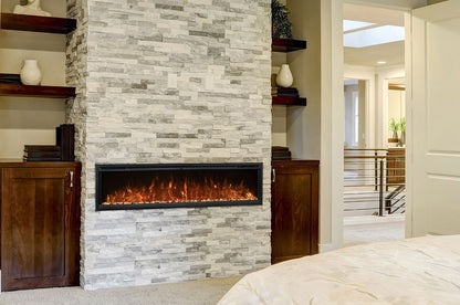 Modern Flames Slimline Fireplace | 100" Built-In Linear Electric Fireplace