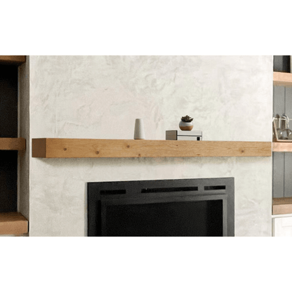 Natural Encase Mantel close up in room setting