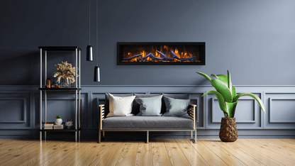 Remii 55″ Extra Tall Indoor or Outdoor Built-In Only Smart Electric Fireplace