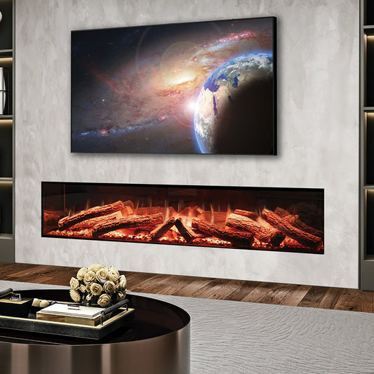 Avesta 72'' HALO Electric Fireplace by European Home