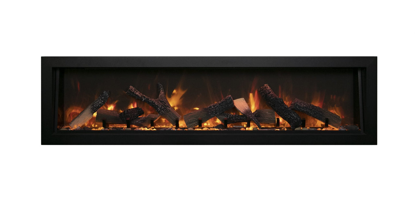 Amantii 88" Built-in Only DeepView Smart Electric Fireplace