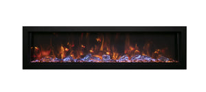 Amantii 72" Smart Electric Deep Built-in Only Comes with Optional Black Steel Surround BI-72-DEEP-OD