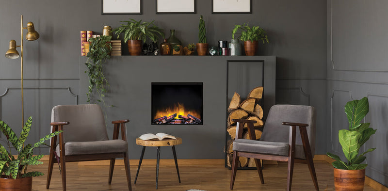 Sustainable Hearth E-FX Slim Line 600 built-in electric fireplace