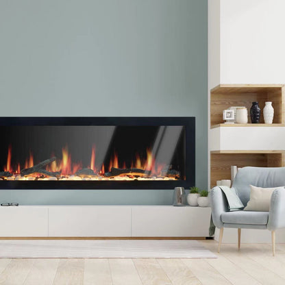 Litedeer Homes Latitude II Wall Mounted Electric Fireplace