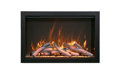 Amantii Traditional Bespoke built-in electric fireplace lifestyle installation