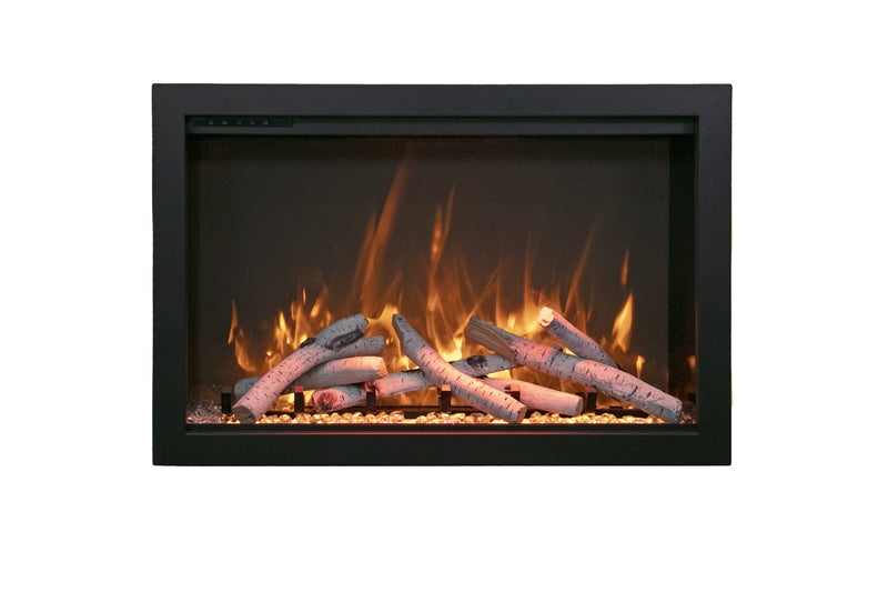 Amantii Traditional Bespoke built-in electric fireplace lifestyle installation