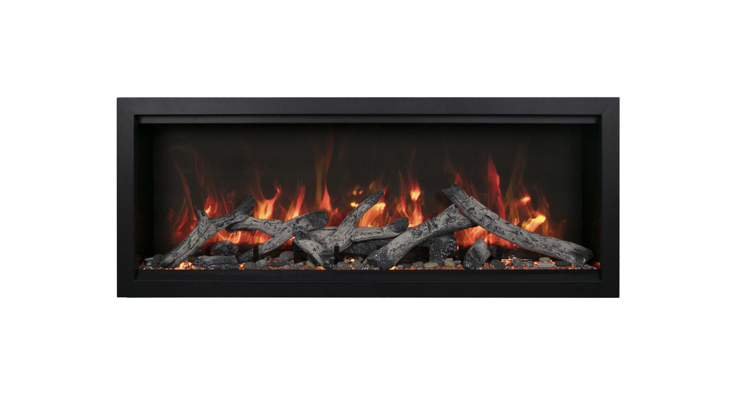 Amantii 74" Symmetry Extra Tall Smart Built-in Electric Fireplace