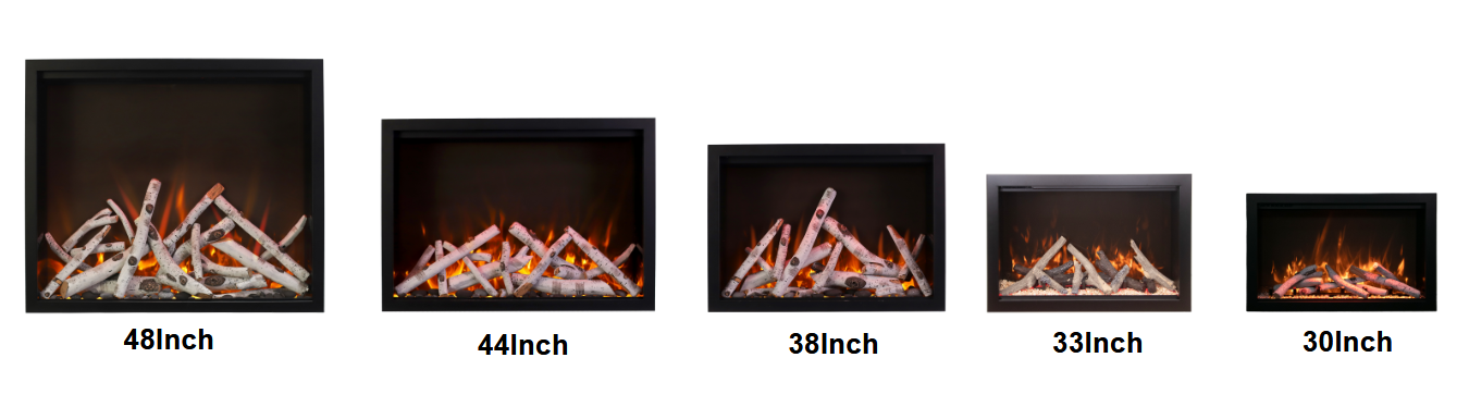 Amantii Traditional Lumina smart electric fireplace