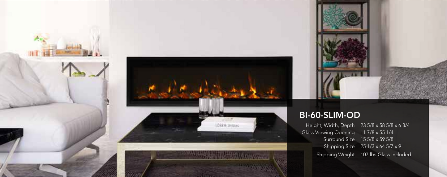 Amantii Panorama BI Slim Smart Electric Fireplace