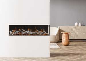 Amantii 72" 3 Sided Glass Smart Electric Fireplace Built-in Only 72-TRU-VIEW-XL-DEEP