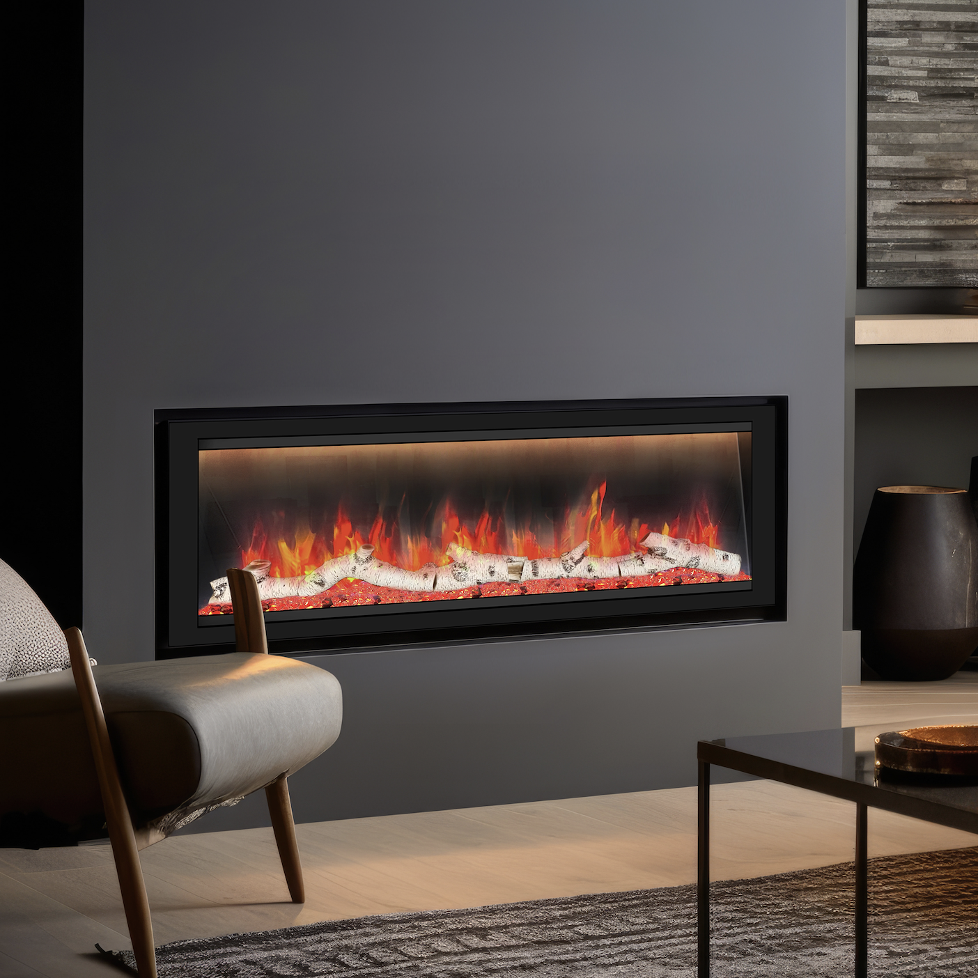 Allegro 58" Smart Linear Electric Fireplace