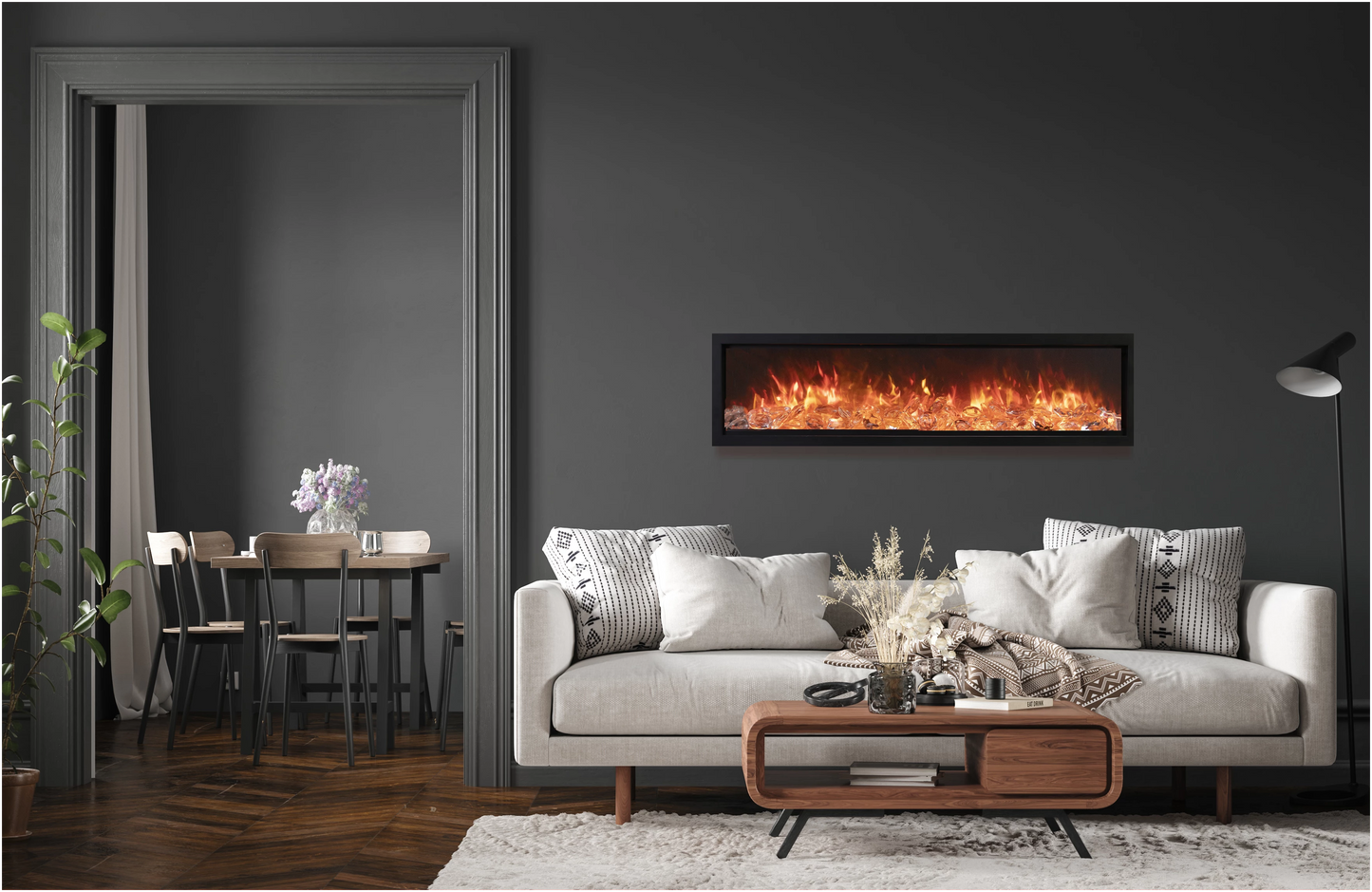 Amantii Symmetry Bespoke Electric Fireplace