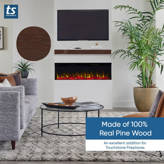 Encase Floating Espresso Mantel graphic