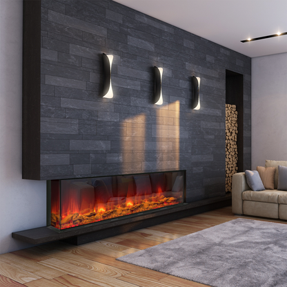 Melody Series 63" Multi-Sided Electric Fireplace