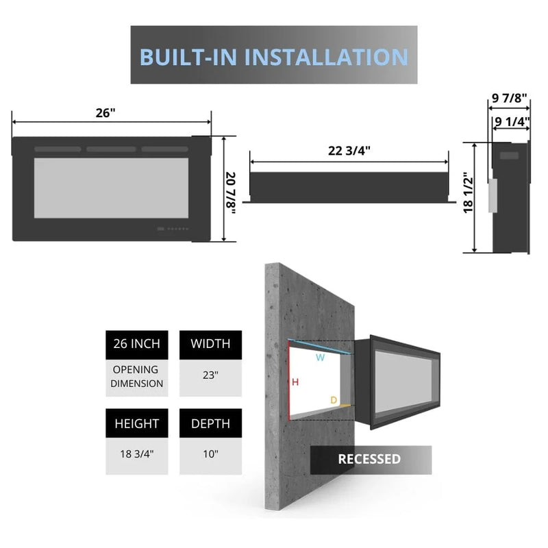 Modern Flames Redstone Built-In Series – product image 15