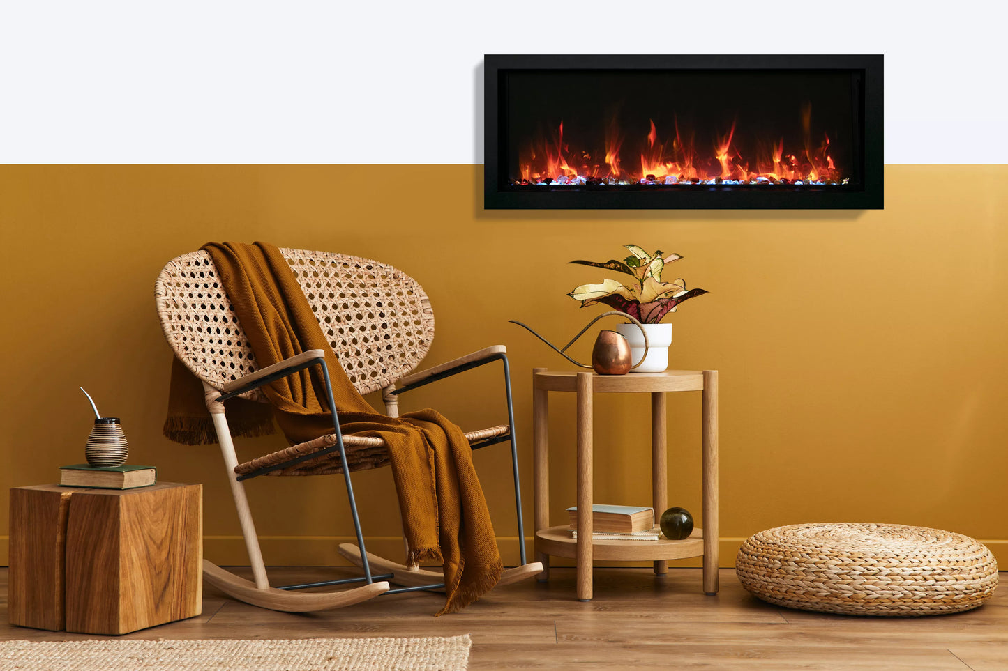 Amantii Panorama BI Extra Slim Full View Smart Electric Fireplace