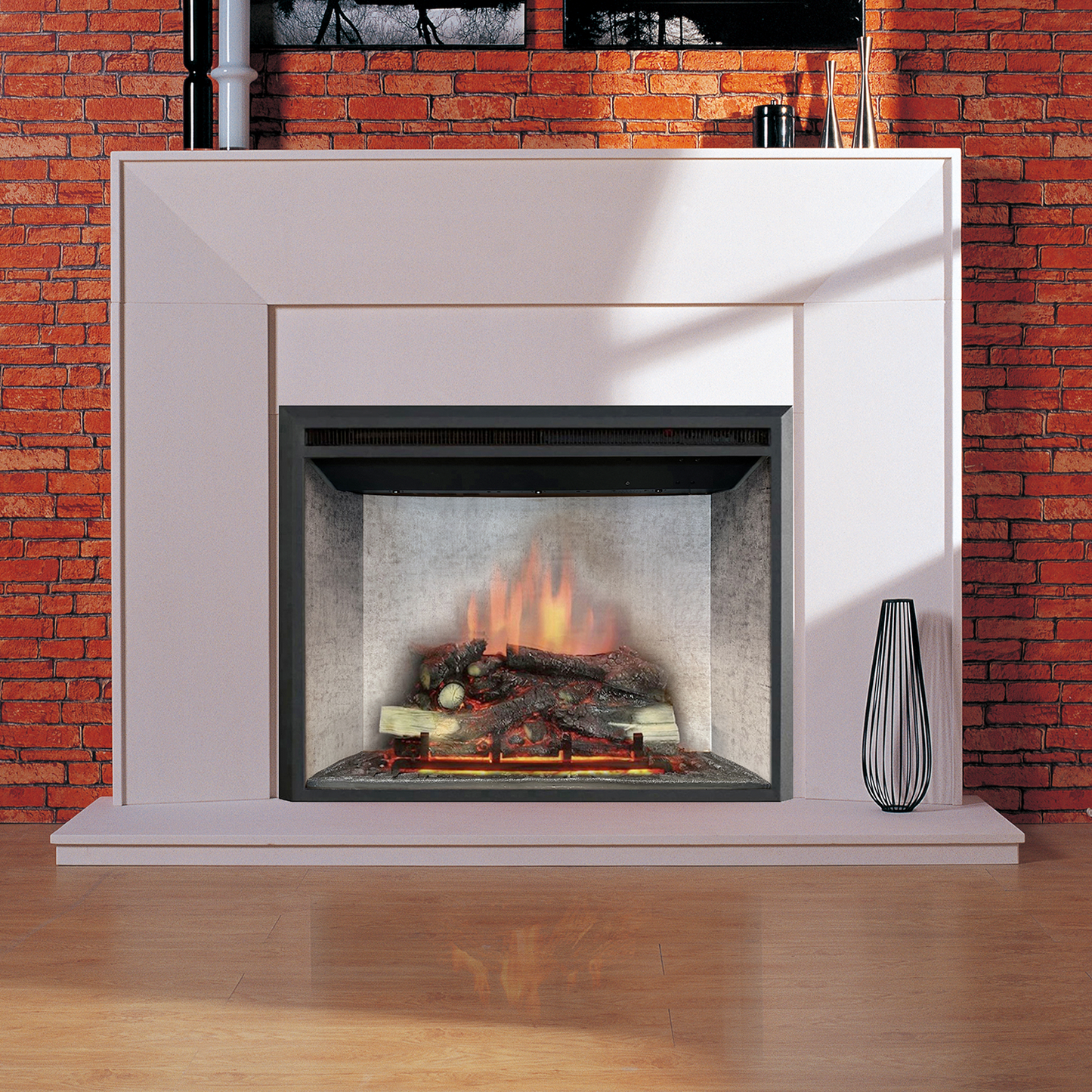 Presto Series 35" Electric Fireplace Insert