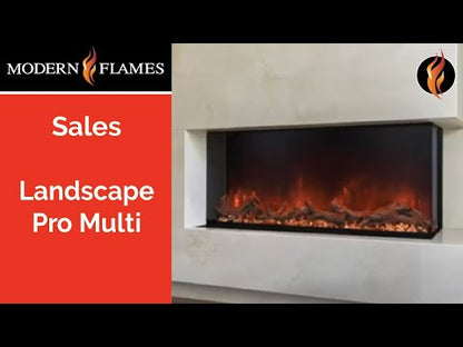 Modern Flames Landscape Pro 94'' Electric Fireplace Wall Mounted Suite