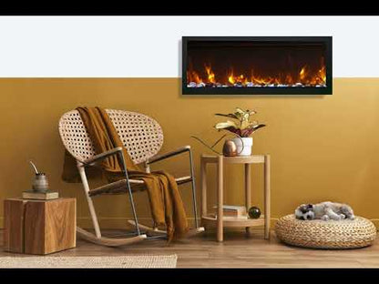 Amantii Panorama BI Extra Slim Full View Smart Electric Fireplace