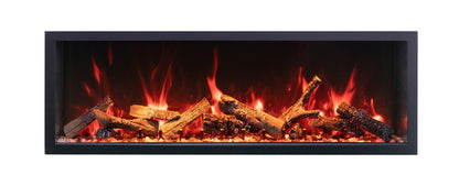 Amantii 40″ Wide - Deep Indoor or Outdoor Built-in Smart Electric Fireplace