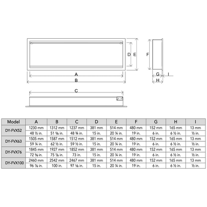 Tempo 100" Virtual Electric Fireplace