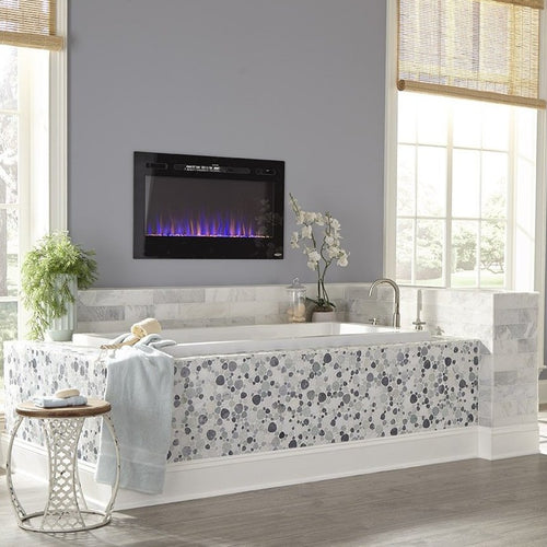 Beautiful Bathroom Fireplace - Touchstone Sideline 36