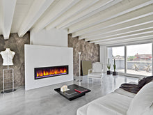 Load image into Gallery viewer, Dynasty Fireplaces Cascade 64&quot; Smart Linear Electric Fireplace