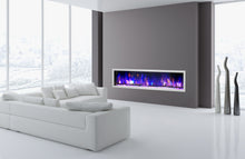 Load image into Gallery viewer, Dynasty Fireplaces Cascade 74&quot; Smart Linear Electric Fireplace