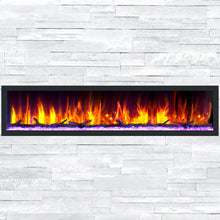 Load image into Gallery viewer, Dynasty Fireplaces Cascade 82&quot; Smart Linear Electric Fireplace