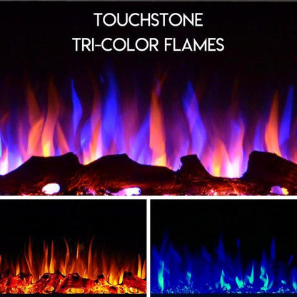 Touchstone Chesmont 50" Black Wall Mounted Electric Fireplace