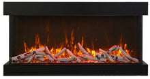 Load image into Gallery viewer, Amantii 60&quot; 3-Sided Glass 14&#39;&#39; Depth Electric Fireplace