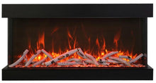 Load image into Gallery viewer, Amantii 40&quot; Tru View 3-Sided Glass 14&#39;&#39; Depth Smart Electric Fireplace