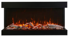 Load image into Gallery viewer, Amantii 88&quot; 3-Sided Glass 14&#39;&#39; Depth Smart Electric Fireplace