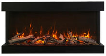 Load image into Gallery viewer, Amantii 60&quot; 3-Sided Glass 14&#39;&#39; Depth Electric Fireplace