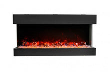 Load image into Gallery viewer, Amantii 60″ wide x 3-7/8″ in depth – 3 Sided Glass Smart Electric Fireplace 60-TRV-slim