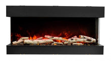 Load image into Gallery viewer, Amantii 50″ wide x 3-7/8″ in depth – 3 Sided Glass Smart Electric Fireplace 50-TRV-slim