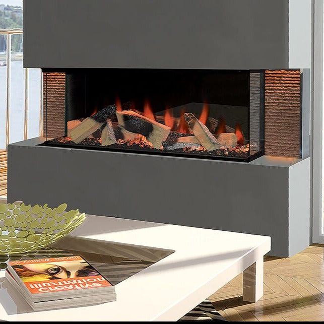 European Home Kiruna 40" HALO Multi Sided Electric Fireplace, Built-in Electric Fireplace | Very Good Fireplaces
