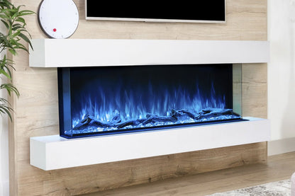 Modern Flames Landscape Pro 82'' Electric Fireplace Wall Mounted Suite