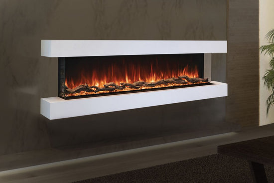 Modern Flames Landscape Pro 70'' Electric Fireplace Wall Mounted Suite ...